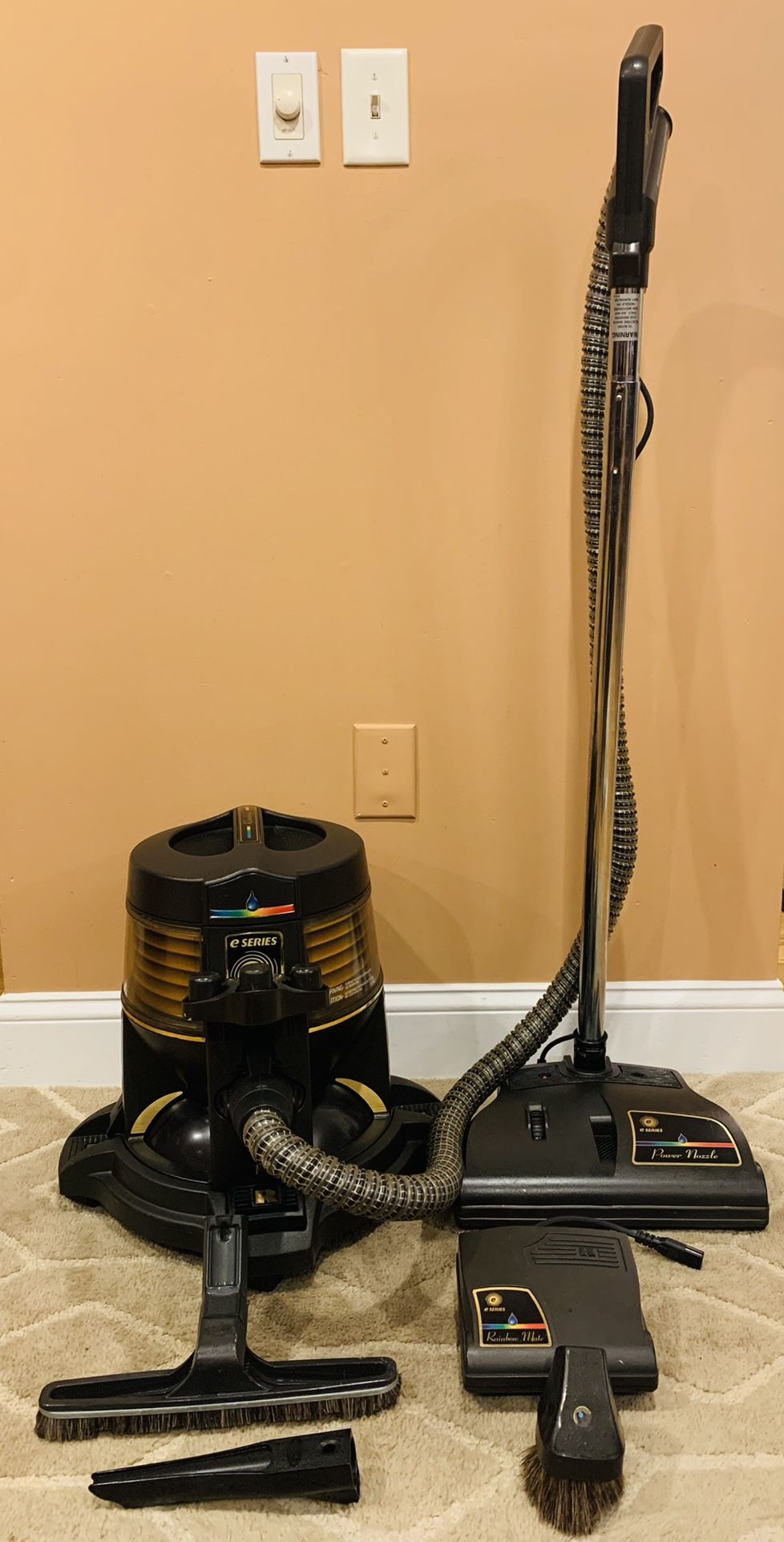 Rainbow E2 Gold Canister Vacuum Cleaner 