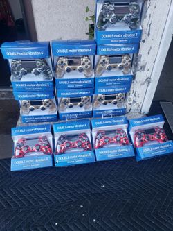 Brand New Sealed Controllers wireless 2 For $60!. $35! Per Controller.  Playstation 5 PS4 PS5 Playstation 4 controllers trade Pokémon cards