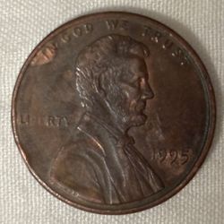 1995 No Mint Mark Error Coin