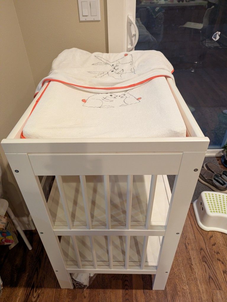 Ikea Changing Table And 2x Mattress And 2x Covers
