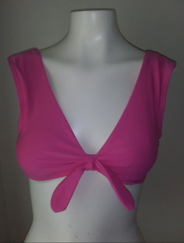 SO TIE-FRONT BIKINI TOP