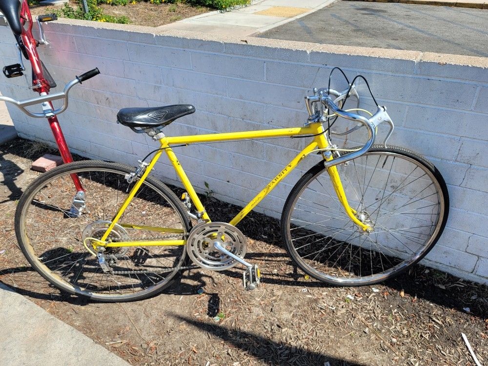 Schwinn Varsity 27 1 1/4 Road Bike 10 Speed Old School