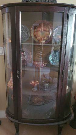 Antique, Very old China cabinet