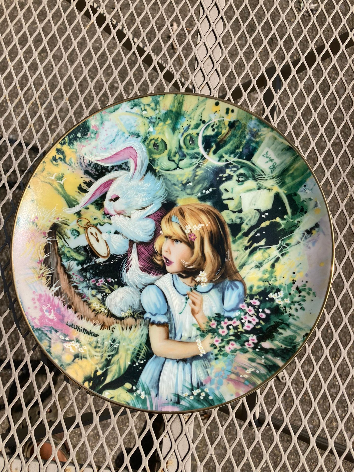 Alice In Wonderland Plate- SALE