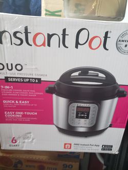 Instant pot. 6qt with booklet. New open box