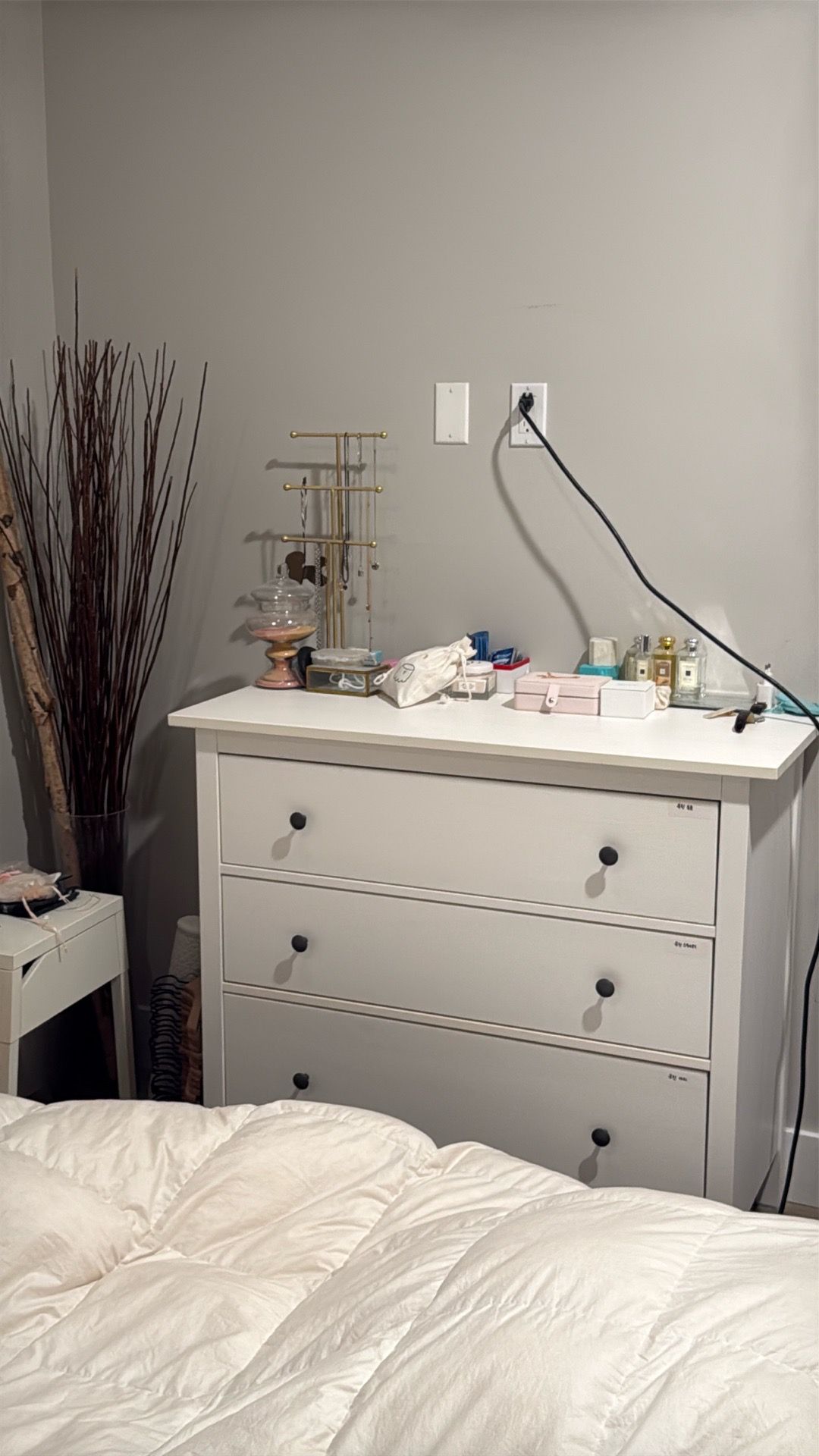 Ikea Hemnes 3 drawer chest White
