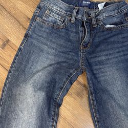 Old navy boys jeans boot cut size 8