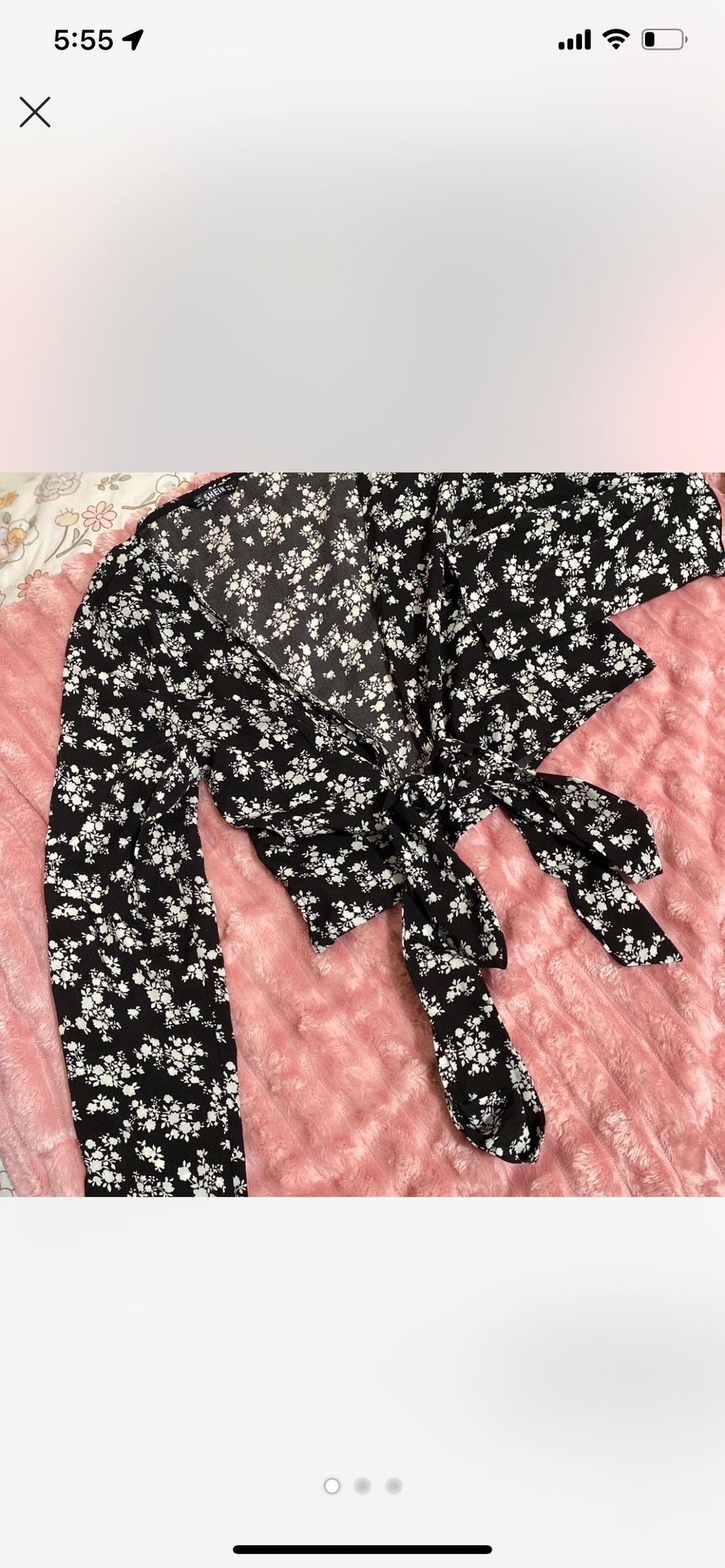 Summer Floral Crop Top 