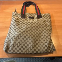 Vintage Gucci Tote Bag