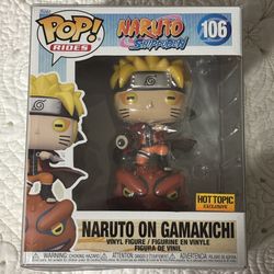 Naruto On Gamakichi Funko Pop w/protector