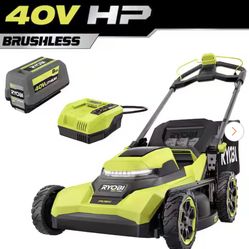 40V HP Brushless 21 in. Cordless Battery Walk Behind Push Lawn Mower with 8.0 Ah Battery and Charger
