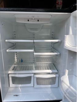Black Maytag refrigerator