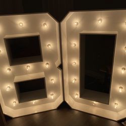 Marquee Numbers. R.3.N.T.A.L. 