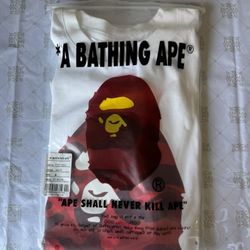 BAPE Color Camo By Bathing Ape Tee 'White/Red'