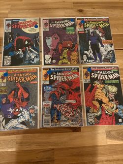 Amazing Spider-Man 6 issue Comic Book Lot! Todd McFarlane!