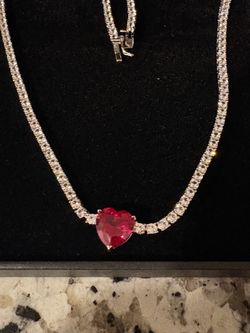 15.9 Carat Sapphire Sterling Silver Necklace