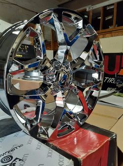 22" snowflake replica & tires. $0 take home LAYAWAY. Ulohos 2940 N Keystone Mon-Sat 10-6
