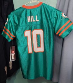 NWT TYREEK Hill Dolphins Jersey Boys 6/7 