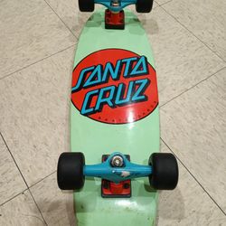 Beautiful Santa Cruz Skateboard With Nice Trucks Good Condition,Great Color Too 
Pick up in Sun valley 
