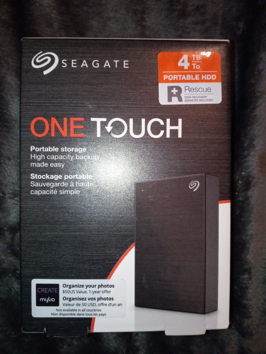 Seagate One Touch External Drive 4 TB