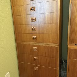 Teak Drawer Set MCM 1970s from Mobilia
