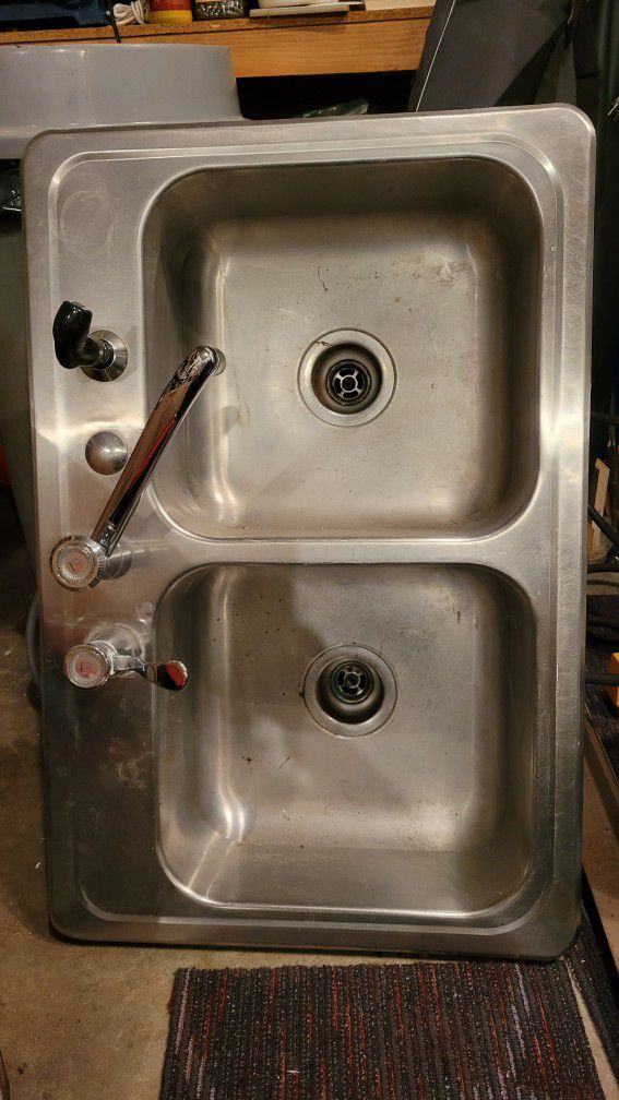 Stainless Double Sink