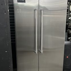 Viking Professional Side By Side 42” Built In Refrigerator 