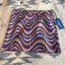 Loudmouth Ladies Golf Skort in Wavy Size 8