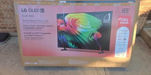 65B6E 65” Lg smart 4k oled tv