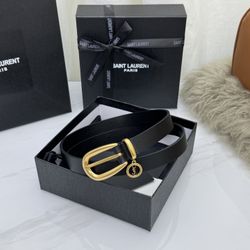 YSL Women’s Belt With Box 2026 New 