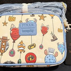 Loungefly Disney Pixar Balloons Camera Crossbody Bag