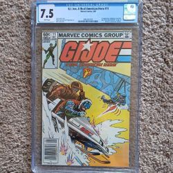Marvel Comics Gi Joe #11 May 1983 Graded 7.5