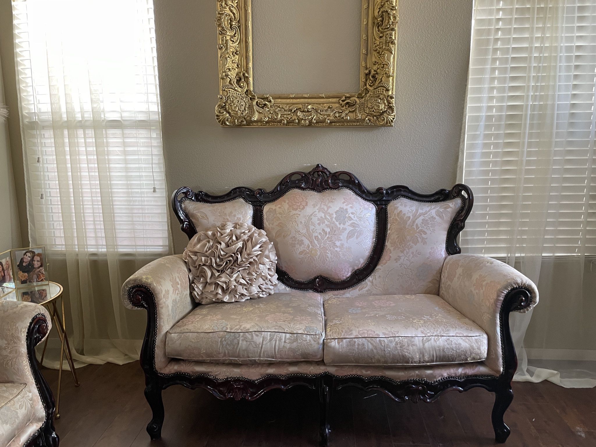 Vintage Victorian Couch and Loveseat