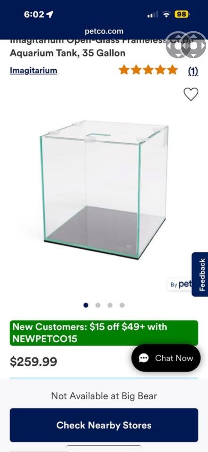 Fish Tank 35 Gallon
