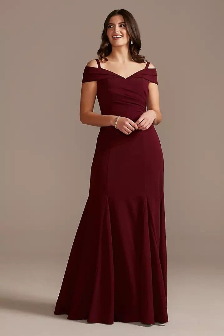 Wine Red Formal Mermaid Gown Dress 16