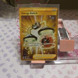 Silver Temptest Secret Rare - Golden Energy Switch