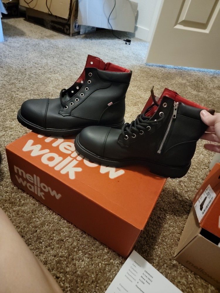 steal toe boots Womens