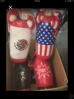 Kids punching bags $15 each firm