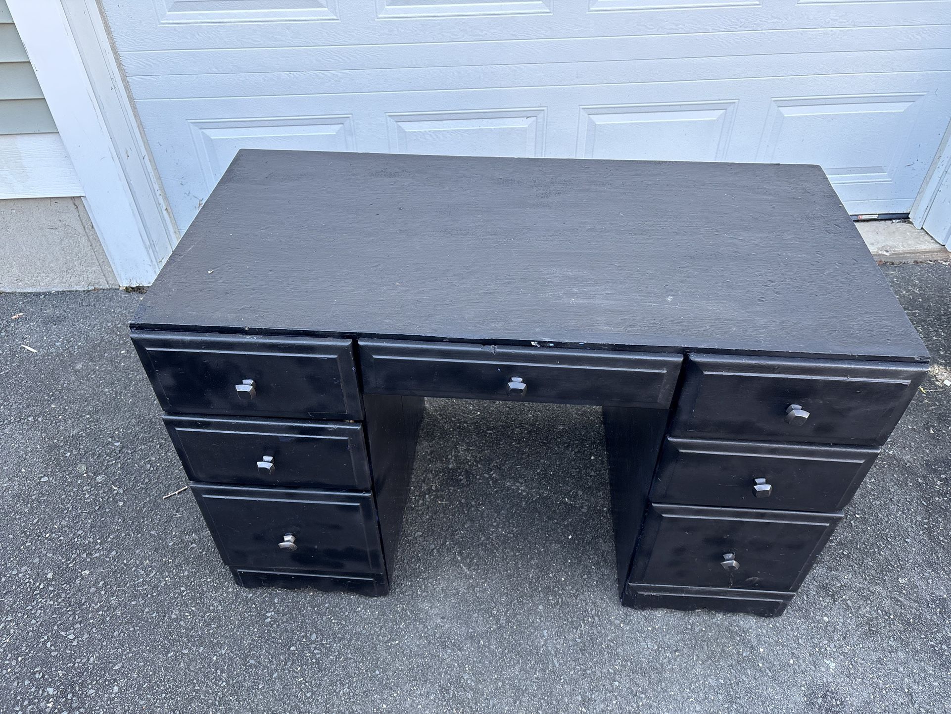 Solid Heavy Wood Desk