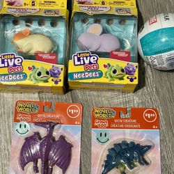 Little Live pets needees Disney mini brands series 2 lot