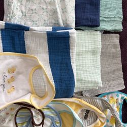 #2.  Baby Blankets/bibs
