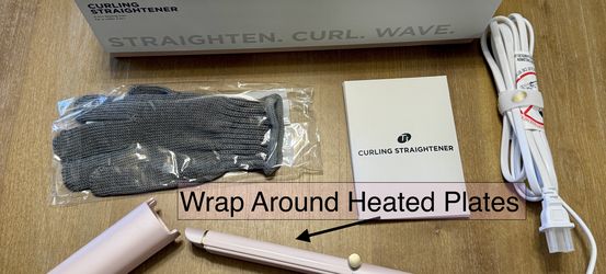 New in box - T3 Flat Iron 2-in-1 Curling Straightener