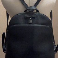 Micheal Kors Adele Large Pebbled Leather Backpack
