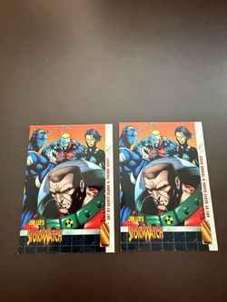 Lot of 2 of 1993 Jim Lee's STORMWATCH Trading Card Image Comics Comic Book Promo
