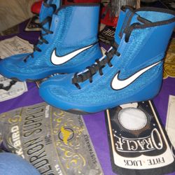Nike - Boxing Shoes Machomai 2 Blue Size 5