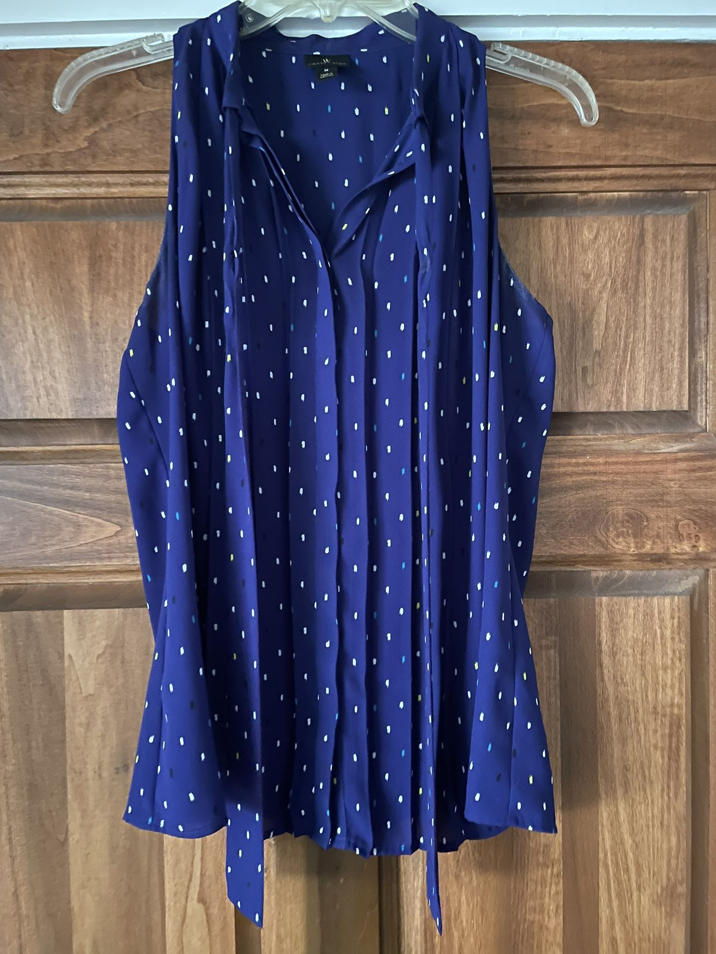 Blue Button Down Blouse