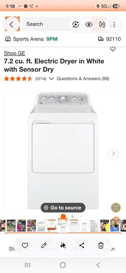 GE ELECTRIC DRYER LIKE NEW