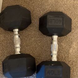Dumbbells 40 Pounds