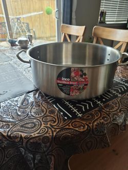 Winco Stainless Steel Brazier Pot with Cover – Excellent Condition