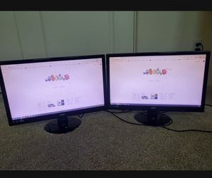 Dual 22’ monitors